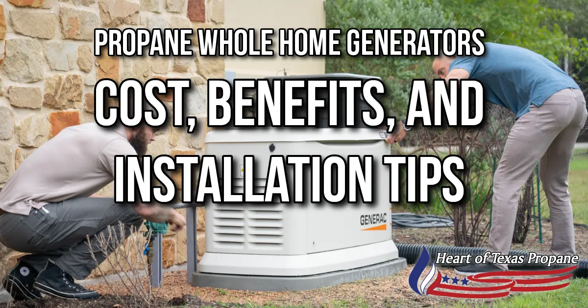 Propane whole home generator guide